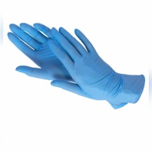 Перчатки медицинские NITRIL blue  НИТРИЛОВЫЕ смотровые,L голубые, текстурированные на пальцах,неопудренные, 50 пар.