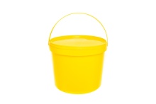 Ёмкость-контейнер одноразовый для органических отходов класса «Б», ЕПМ-02-ЭКО, 6 литров  (желтый)