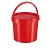 Ёмкость-контейнер одноразовый для органических отходов класса «В», ЕК-02, 6 литров  (красный)